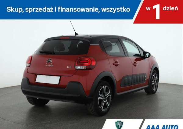 Citroen C3 cena 53000 przebieg: 49793, rok produkcji 2018 z Pruszków małe 172